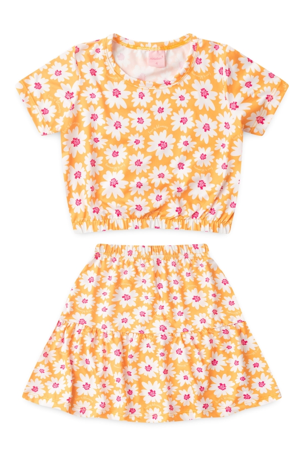 Conjunto Infantil Feminino Encanto Das Flores