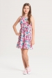 Vestido Feminino Infantil Verão Florescido