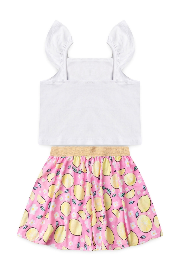 Conjunto Infantil Feminino Pezinho de Limão