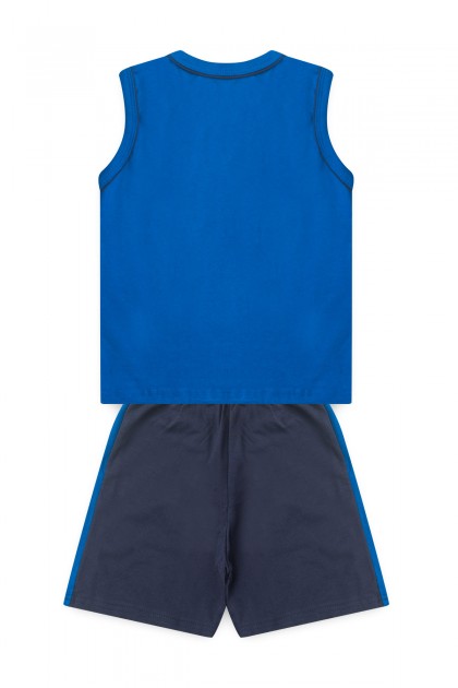 Conjunto Masculino Infantil Jogador Cascão - Turma da Mônica
