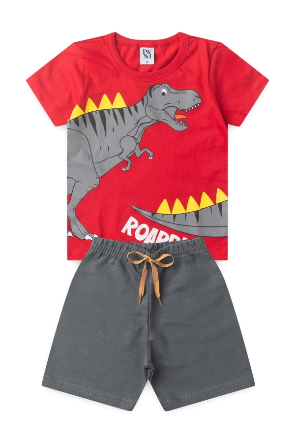 Conjunto Infantil Masculino Grandes Pegadas