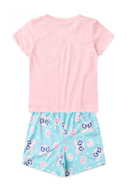 Pijama Infantil Feminino Donuts e Sonhos