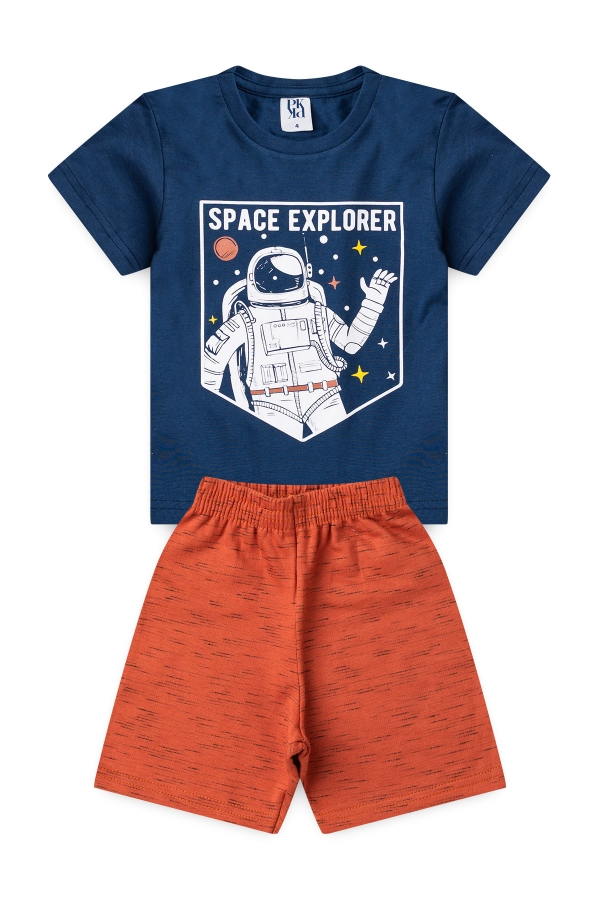 Conjunto Infantil Masculino Explorador do Espaço