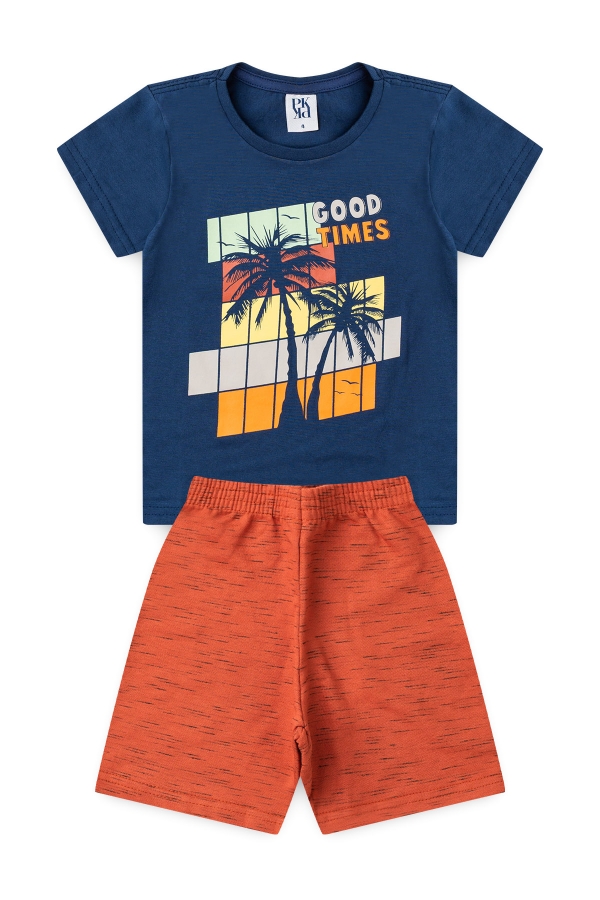 Conjunto Infantil Masculino Ao Se Pôr O Sol