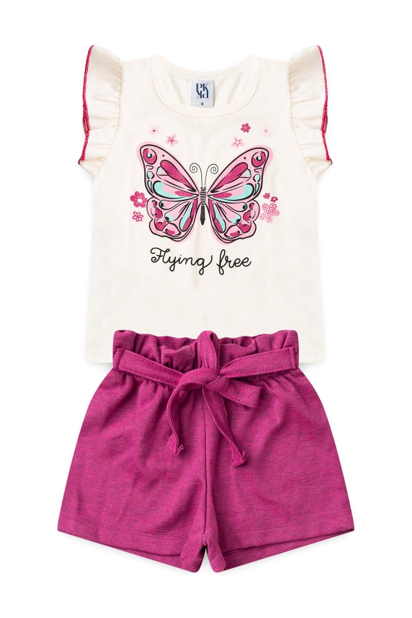 Conjunto Infantil Feminino Voo Livre