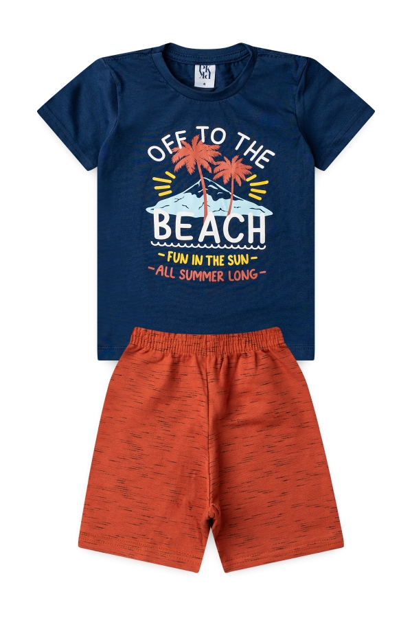 Conjunto Infantil Masculino Diversão Ao Sol