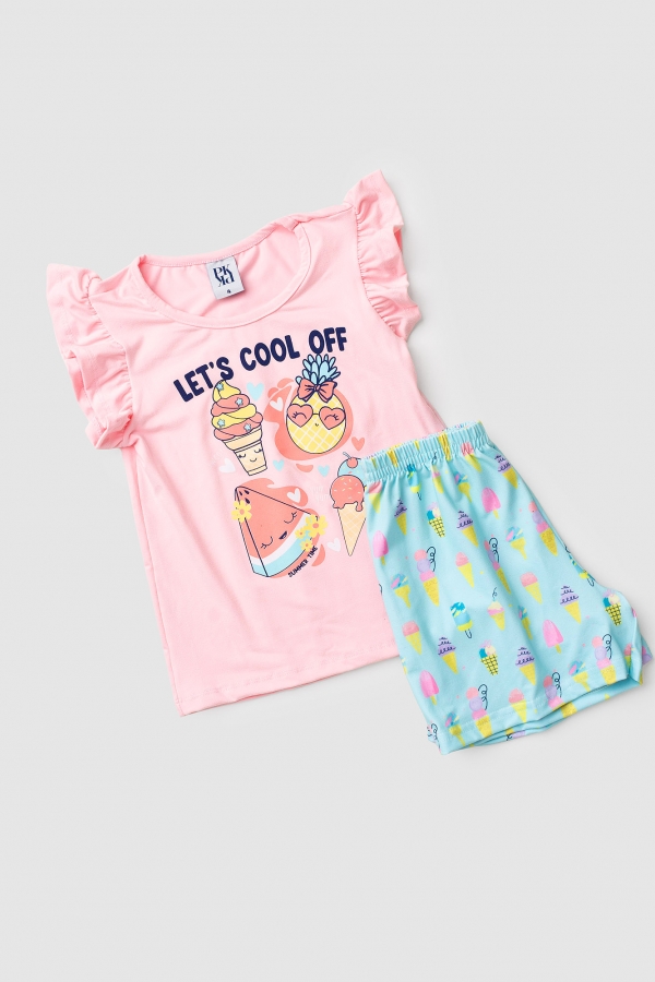 Pijama Infantil Feminino Doce Alegria