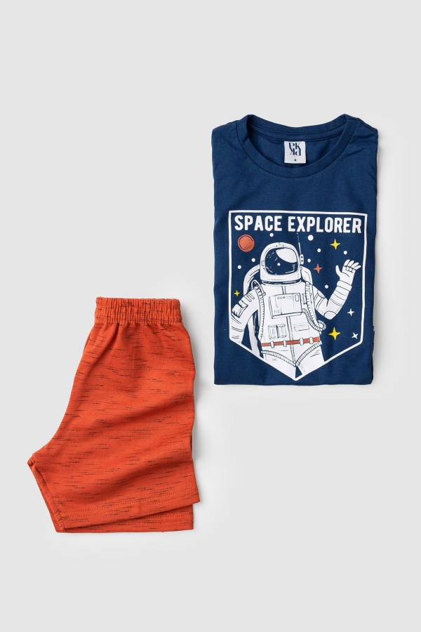 Conjunto Infantil Masculino Explorador do Espaço