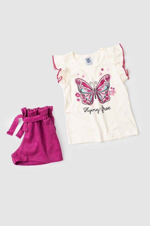 Conjunto Infantil Feminino Voo Livre