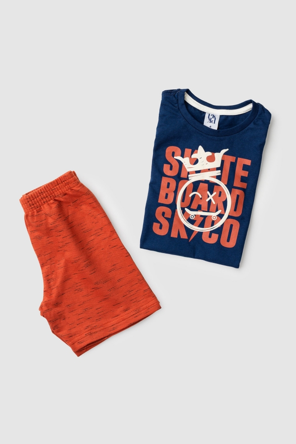 Conjunto Infantil Masculino Rei do Skate