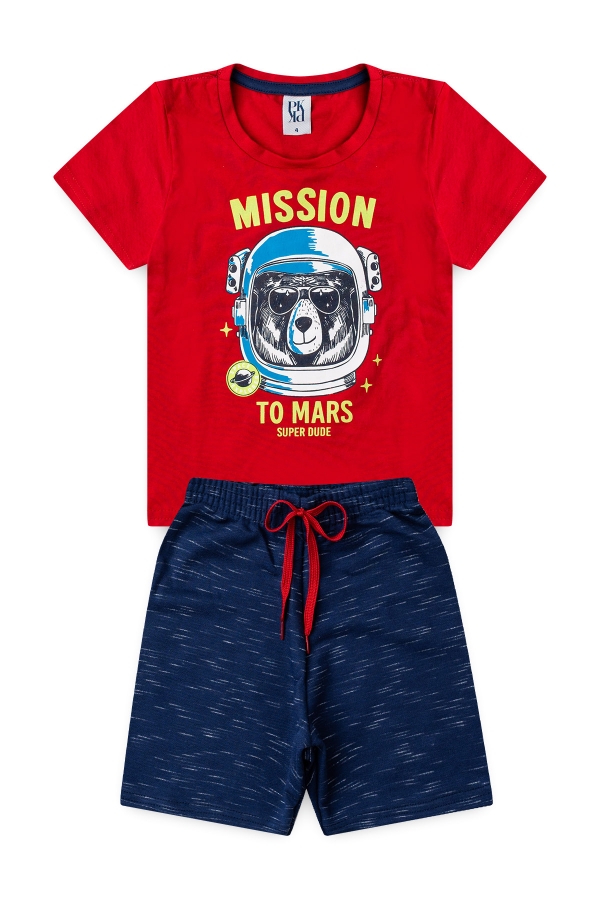 Conjunto Infantil Masculino Missão em Marte