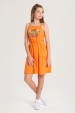 Vestido Feminino Infantil Olhe para O Céu