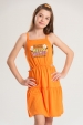 Vestido Feminino Infantil Olhe para O Céu