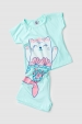 Pijama Infantil Feminino Gatinha Sereia