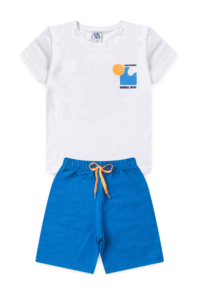 Conjunto Masculino Infantil Pôr do Sol Californiano