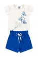 Conjunto Infantil Feminino Borboletas e Strass