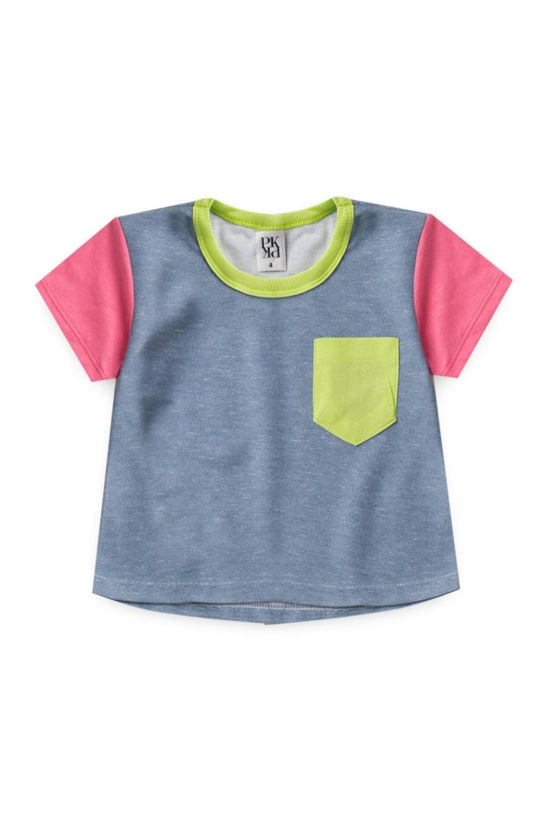 Conjunto Feminino Infantil Estilo Jeans