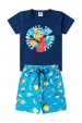 Pijama Infantil Masculino Noite de Lanchinhos