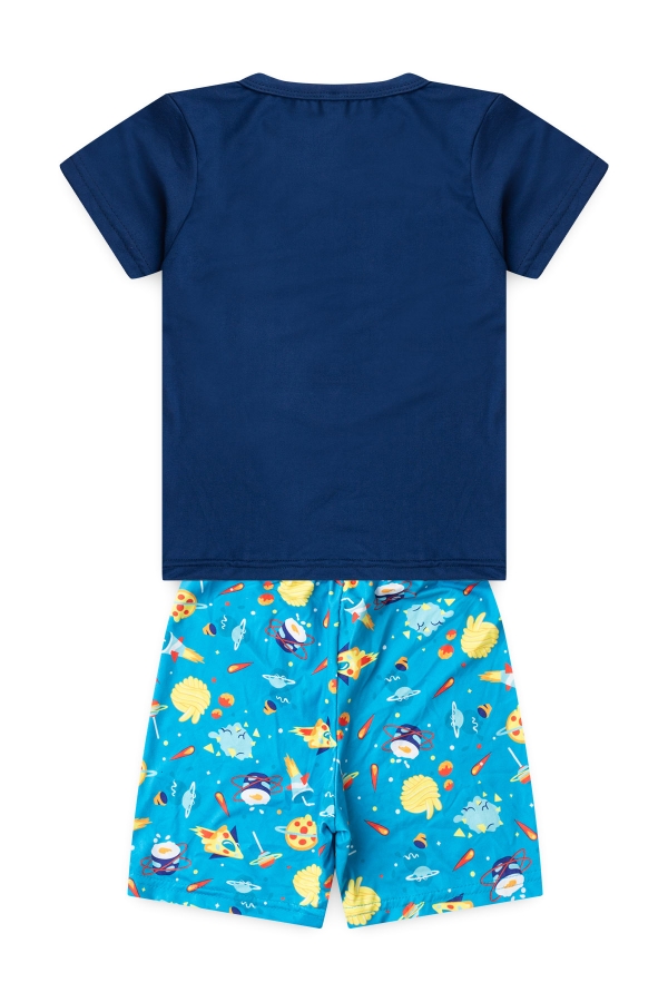 Pijama Infantil Masculino Noite de Lanchinhos