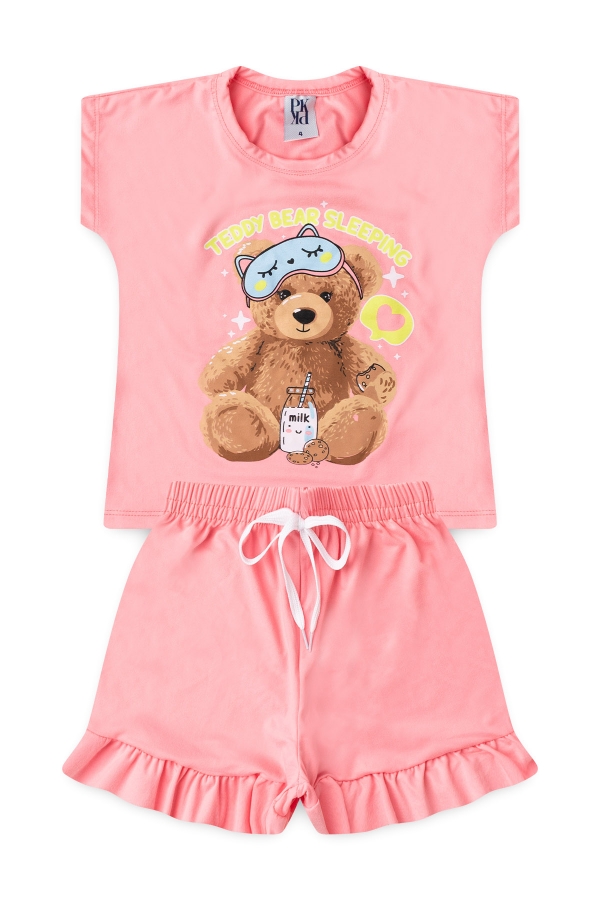 Pijama Infantil Feminino Lanche da Noite