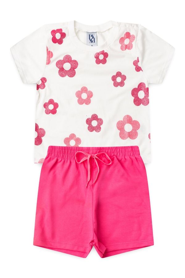 Conjunto Infantil Feminino Brilho Das Flores