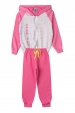Conjunto Feminino Infantil Super Estrela Rosa