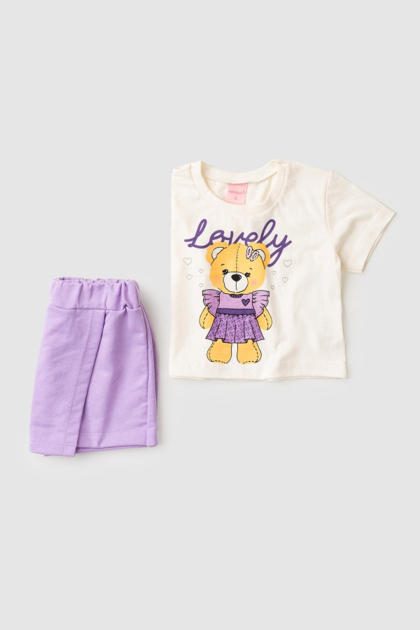 Conjunto Infantil Feminino Ursinha Estilosa