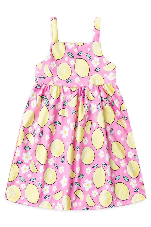 Vestido Feminino Infantil Doce Limonada