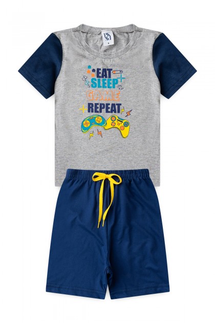 Pijama Infantil Masculino Jogador da Noite