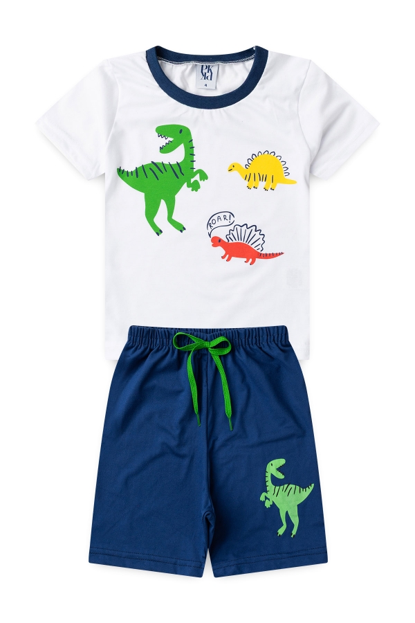 Pijama Infantil Masculino Rugindo Alto