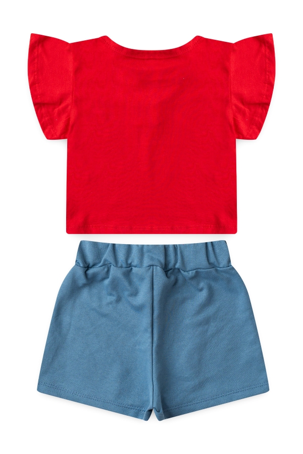 Conjunto Infantil Feminino Brilho de Borboleta