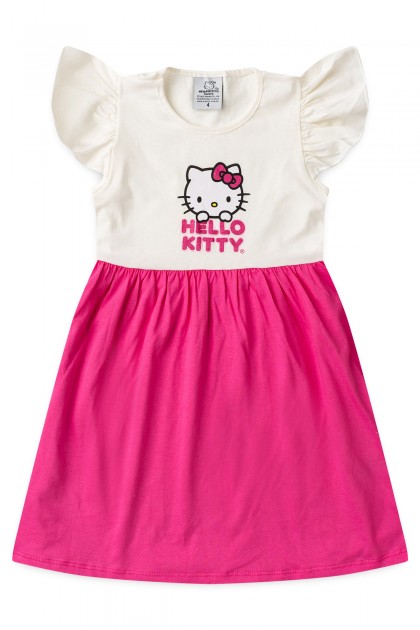 Vestido Feminino Infantil Delicadeza - Hello Kitty