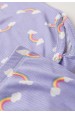 Conjunto Canelado Light Longo - Arco Iris Lilás - Ame Kids