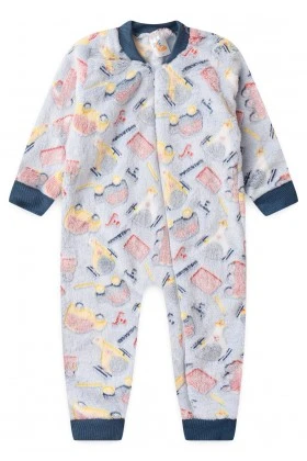 Macacão Fleece - Helicóptero - Ame Kids