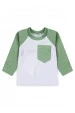 Conjunto Blusa Bolso Manga Longa e Calça - Verde - Ame Kids
