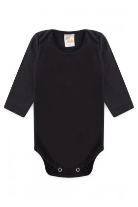 Conjunto Body e Calça Térmica - Preto  - Ame Kids