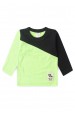 Conjunto Blusa Manga Longa e Calça - Verde e Preto- Ame Kids