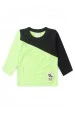 Conjunto Blusa Manga Longa e Calça - Verde e Preto- Ame Kids