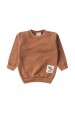 Conjunto Blusa Manga Longa e Calça Moletom - Avelã - Ame Kids