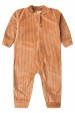 Macacão Plush Canelado Longo - Cobre - Ame Kids