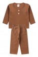 Conjunto Blusa Manga Longa e Calça Moscou - Avelã - Ame Kids