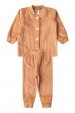 Conjunto Casaco  Manga Longa e  Calça Plush - Cobre - Ame Kids