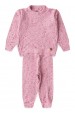Conjunto Blusa Manga Longa e Calça Brush - Rosa - Ame Kids