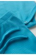 Conjunto Canelado Light Longo - Azul Ciano- Ame Kids
