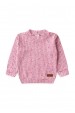 Conjunto Blusa Manga Longa e Calça Brush - Rosa - Ame Kids
