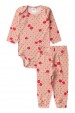 Conjunto Canelado Light Longo - Cereja Rosê - Ame Kids