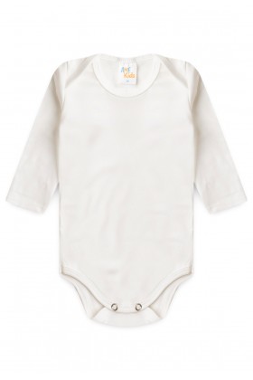Conjunto Body e Calça Térmica - Off-White - Ame Kids