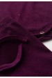 Conjunto Canelado Light Longo - Beringela - Ame Kids