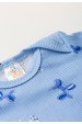 Conjunto Canelado Light Longo - Balões Azul Bebê - Ame Kids