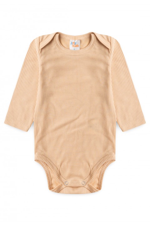 Conjunto Canelado Light Longo - Areia - Ame Kids